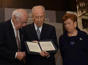 Rotem, Präsident Peres und Folman Raban